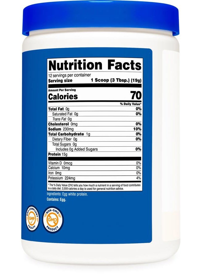 Nutricost Egg White Protein Powder 8oz (Unflavored) - Non-GMO, Gluten Free - Image 5