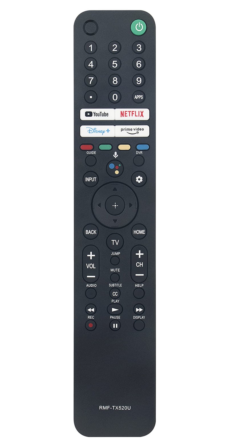 AULCMEET Replace Voice Remote Control Replacement Compatible with Sony 4K Ultra HD LED Smart TV A80J X80J X90J X91J X95J X85J Series 2021 Model XR55A80J KD65X80J KD55X80CJ KD55X79J KD85X85J XR65A80CJ XR77A80J - Image 2