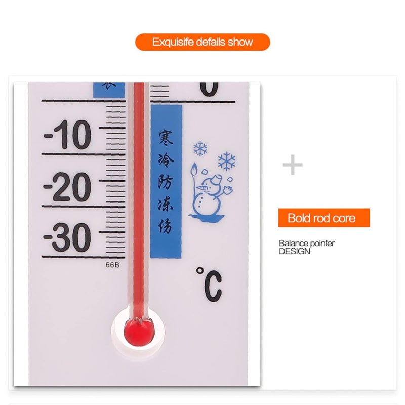 Indoor Outdoor Wall Thermometer Hygrometer Humidity Temperature Monitor - Image 4