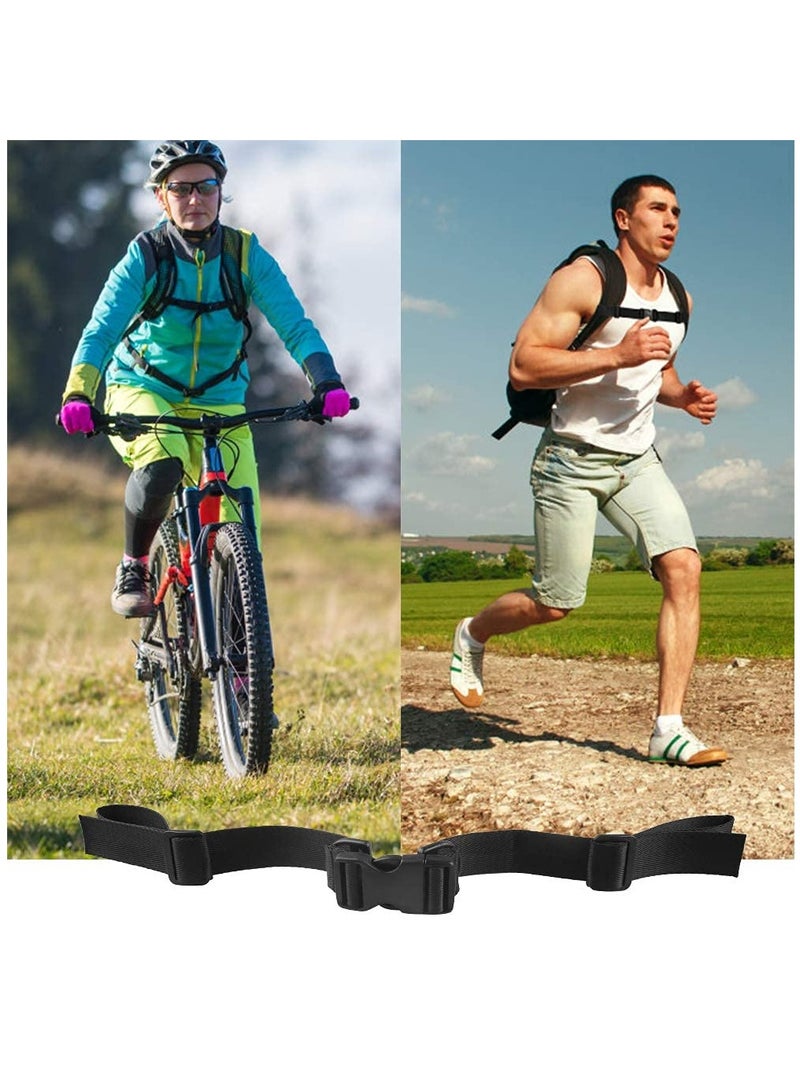 KASTWAVE Backpack Chest Straps, Anti Slip Chest Strap Nylon Sternum Strap Backpack Chest Harness Adjustable Chest Strap for Rucksack Backpack (Black, Pink, Orange)6 Pieces - Image 5