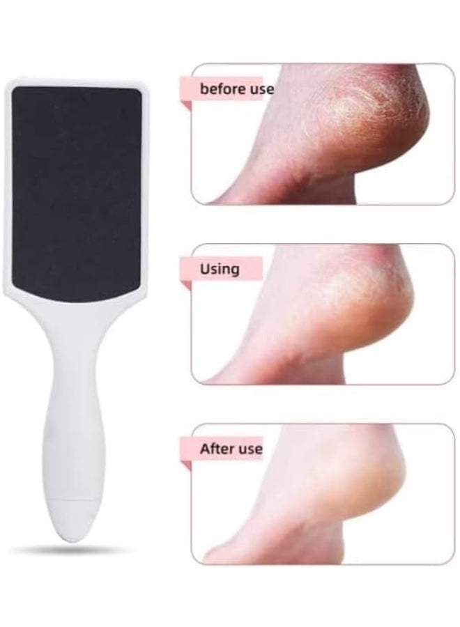 مقشر احترافي للكعب لإزالة تشققات الكعب - أداة تقشير القدم للبشرة الجافة والخشنة - مبرد قدم قابل لإعادة الاستخدام لأقدام ناعمة وطرية - أداة باديكير لطيفة وفعالة للاستخدام في المنزل أو الصالون - Image 3
