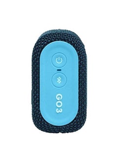 Go 3 Portable Wireless Speaker, High Quality Sound - 5H Battery - Ipx Waterproof - Audio Cable Input Blue Pink