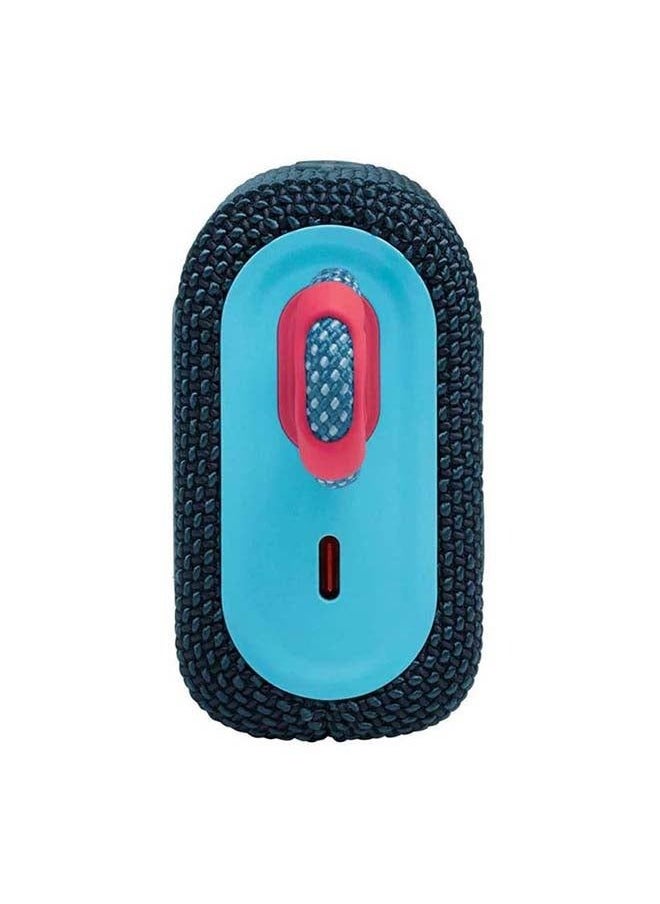 Generic - Go 3 Portable Wireless Speaker, High Quality Sound - 5H Battery - Ipx Waterproof - Audio Cable Input Blue Pink - Image 1