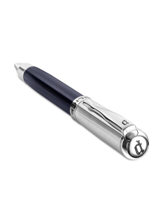 POLICE Blue Silver Stainless Steel Ballpoint Pen with Blue Ink - Image 3