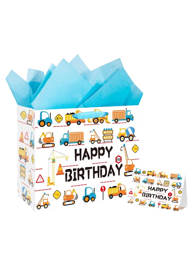 طقم أكياس هدايا ورقية قابلة لإعادة الاستخدام، 1 بطاقة تهنئة، 5 ورقات مناديل، لأعياد الميلاد، حفلات الزفاف، عيد الحب، الحفلات، عيد الأم - Image 1