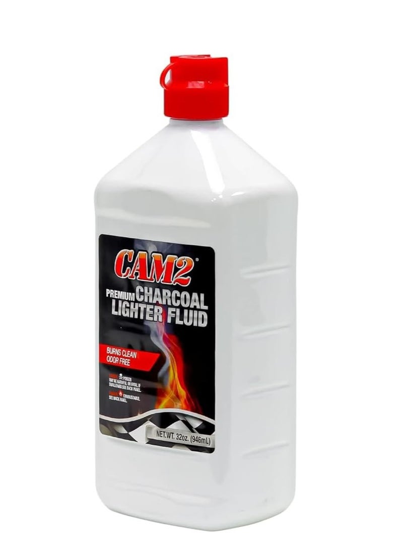 Geneaire AKDC Premium Charcoal lighter Fluid BBQ fire fluid.Barbecue lighter. Quickly And Easily Ignite BBQ Grills With Lighter Fluid. odorless fluid Pack of 1 Pack of 3 946ml (1)  - Image 1