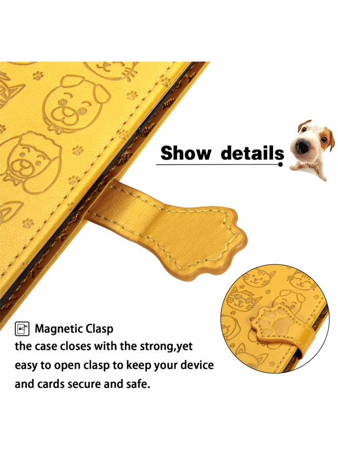 Zaboon Case For Galaxy Note 10 Cute Cat and Dog Embossed Horizontal Flip Leather Case with Bracket / Card Slot / Wallet / Lanyard - Image 5