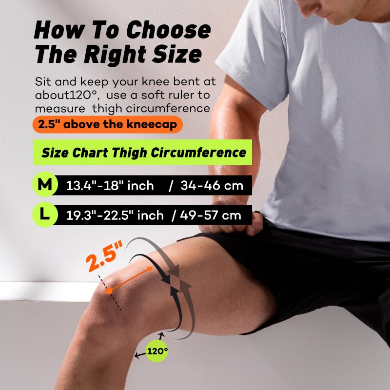 LETSHAKE Patellar Tendon Support Strap with Side Stabilizers & Patella Gel Pads, Knee Brace for Women Men Meniscus Tear, Knee Pain Relief, Arthritis Pain And Support, Double Patella Bands (Large) - Image 2