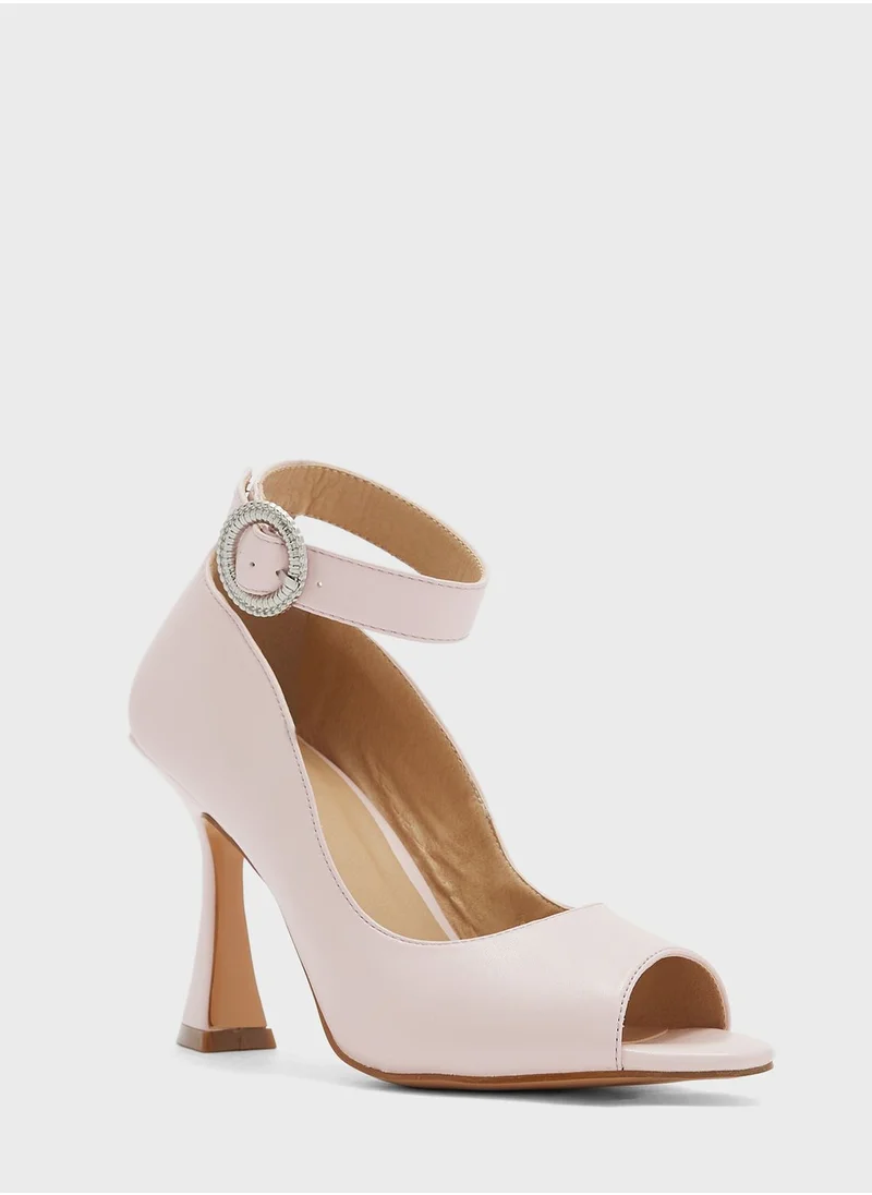 Ella Limited Edition Ankle Strap Peep Toe Pump