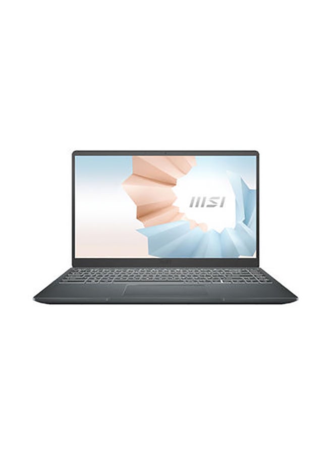 Modern 14 B10MW Laptop With 14-Inch Display, Core i3-10110U Processor/4GB RAM/256GB SSD/Intel UHD Graphics English Carbon Gray