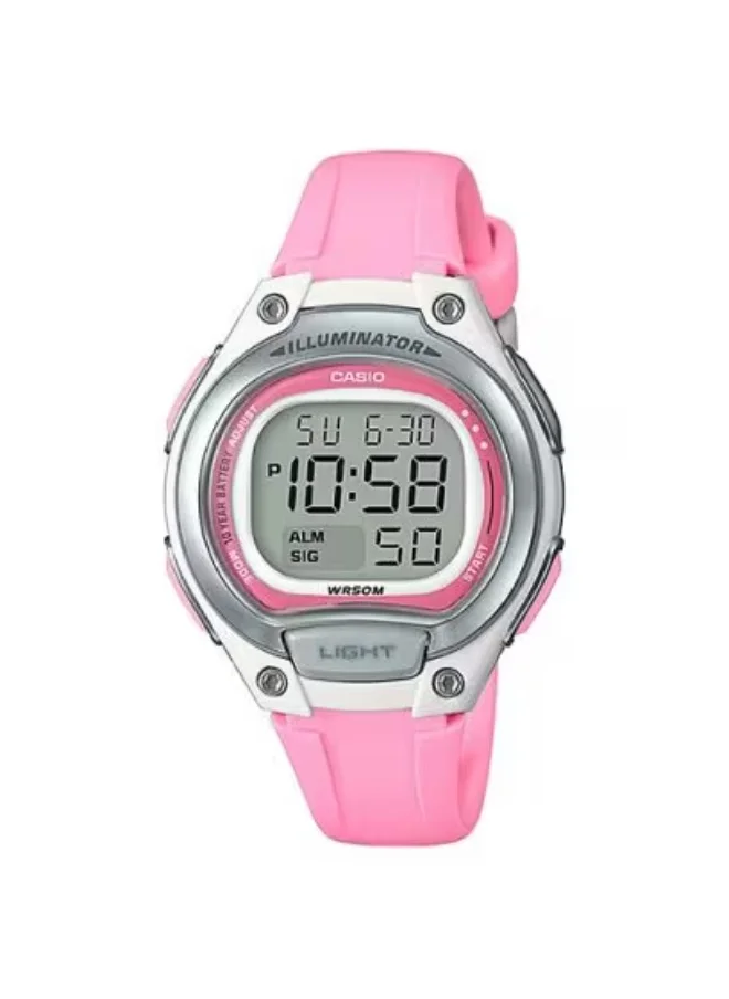 CASIO Women's Resin Digital Watch LW-203-4A - 34.6 mm