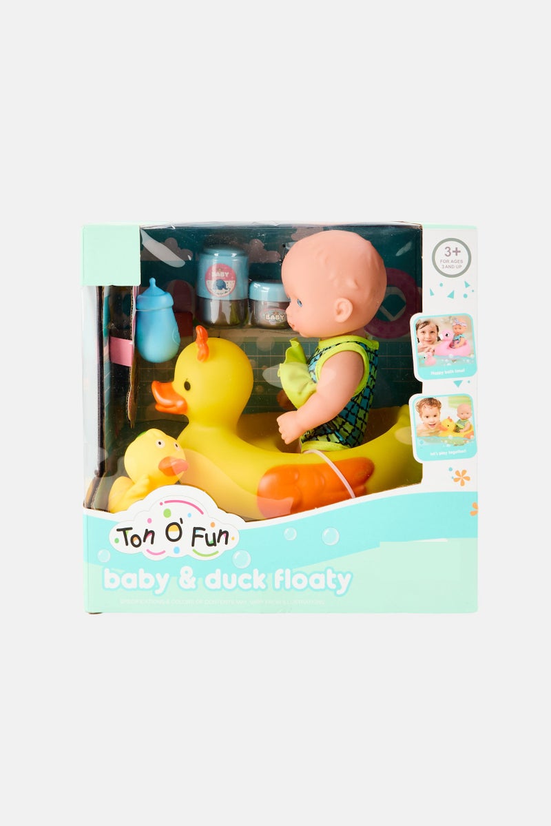 Ton O' Fun Baby And Duck Floaty Bath Toy - Image 1