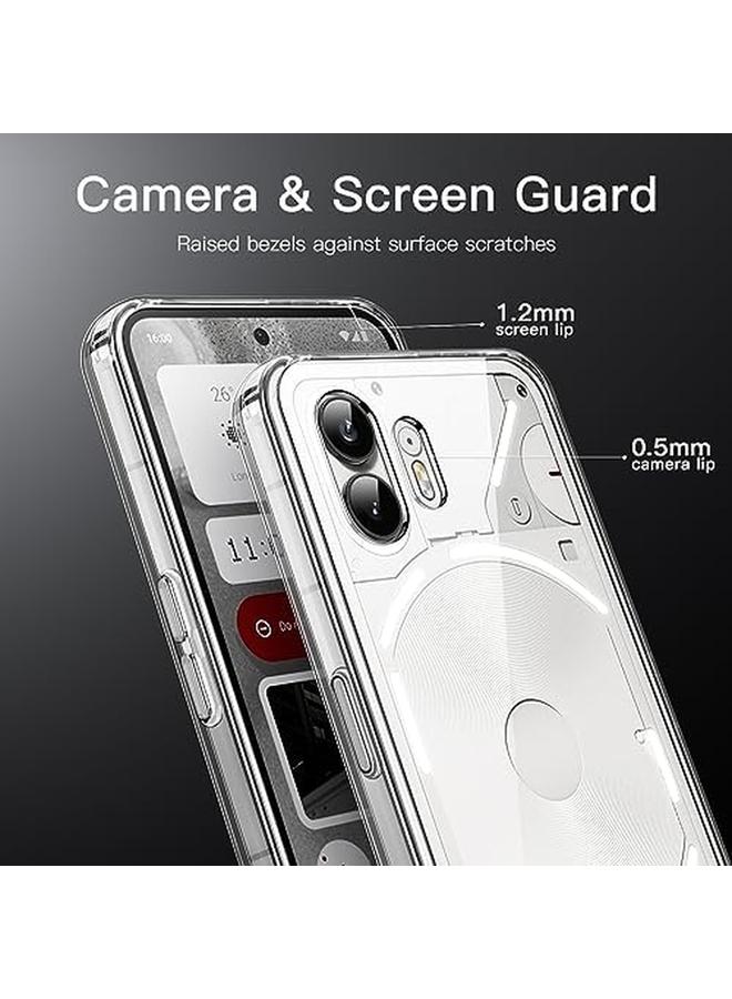 Jetech Case For Nothing Phone 2 Non Yellowing Shockproof Phone Bumper Cover Anti Scratch Clear Back Clear - Image 5