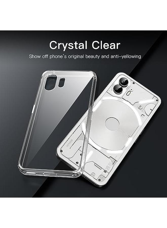 Jetech Case For Nothing Phone 2 Non Yellowing Shockproof Phone Bumper Cover Anti Scratch Clear Back Clear - Image 3