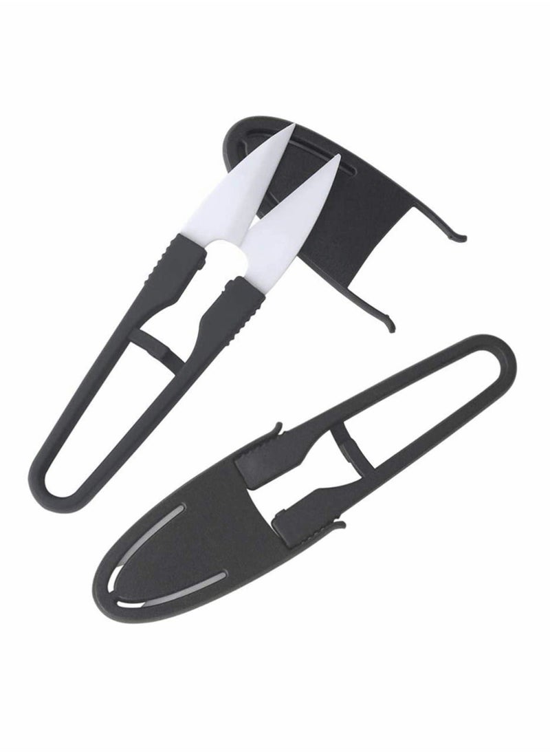 Generic - Plastic Sewing Snip and Embroidery Scissors Thread Snip, Mini Sewing Scissors, Beading, Embroidery Multi-Purpose Small Thread Cutter, Suitable Making Handicrafts, DIY Supplies - Image 1