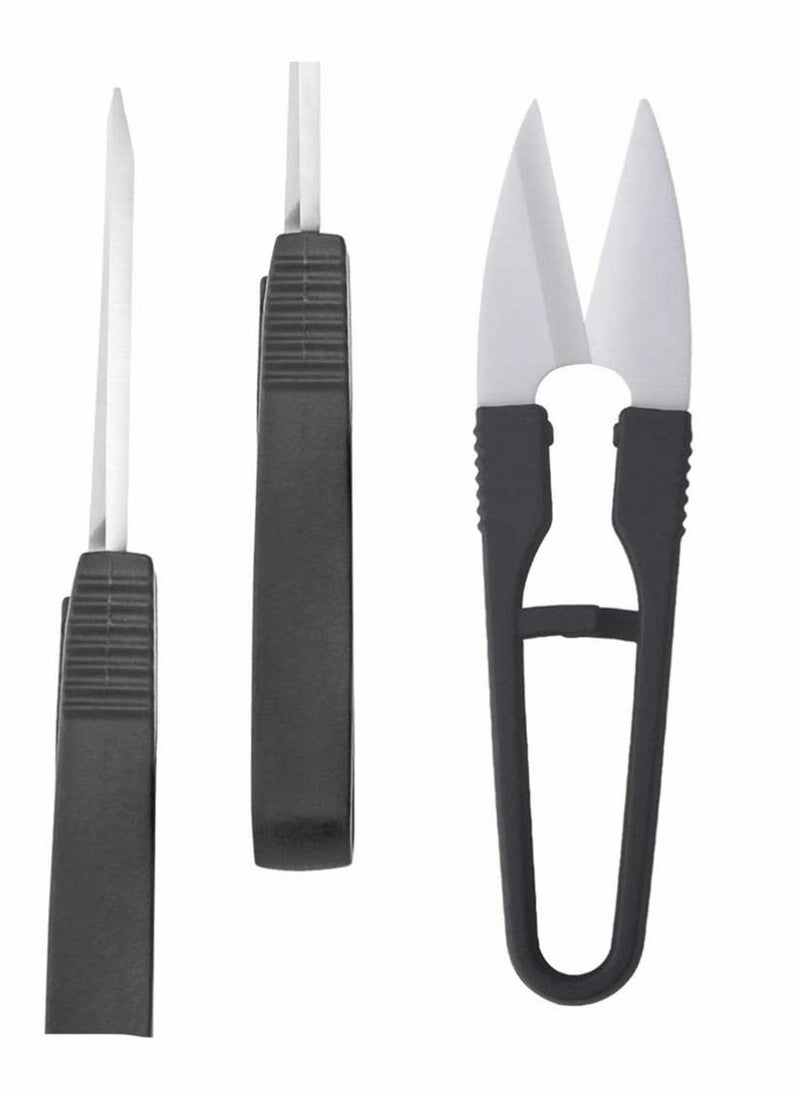 Generic - Plastic Sewing Snip and Embroidery Scissors Thread Snip, Mini Sewing Scissors, Beading, Embroidery Multi-Purpose Small Thread Cutter, Suitable Making Handicrafts, DIY Supplies - Image 1