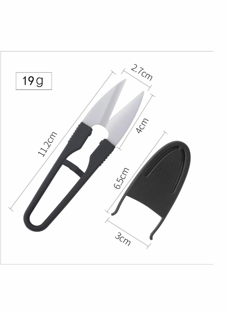 Generic - Plastic Sewing Snip and Embroidery Scissors Thread Snip, Mini Sewing Scissors, Beading, Embroidery Multi-Purpose Small Thread Cutter, Suitable Making Handicrafts, DIY Supplies - Image 1