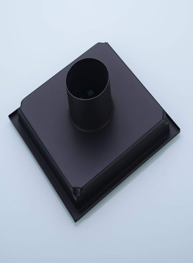orhemus 6 inch Stainless Steel Shower Floor Drain with Removable Grid Cover, Black - Image 5
