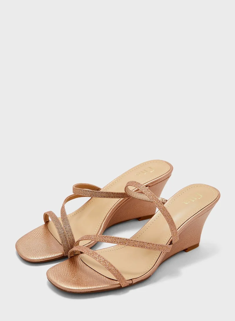 ELLA Strappy Wedge Sandal