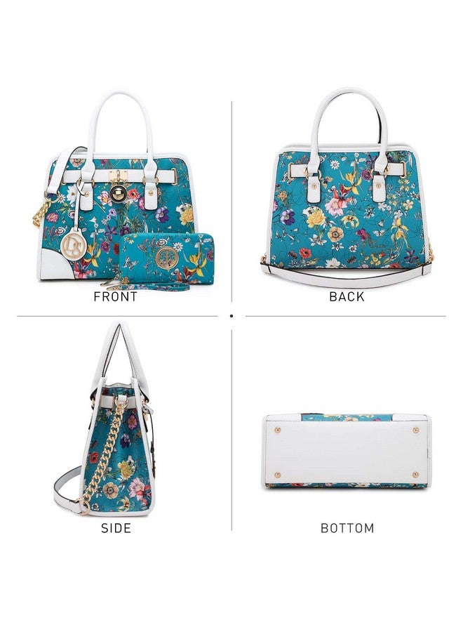DASEIN Women Designer Handbags And Purses Ladies Satchel Bags Shoulder Bags Top Handle Bags W/Matching Wallet  - Image 3