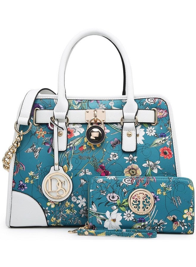 DASEIN Women Designer Handbags And Purses Ladies Satchel Bags Shoulder Bags Top Handle Bags W/Matching Wallet  - Image 1