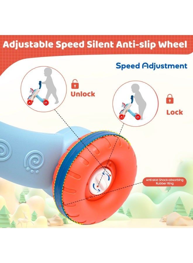 زيريفام مشاية تعليم الأطفال ، 2 في 1 متعددة الوظائف من الجلوس إلى الوقوف مشاية ومركز أنشطة ، ألعاب مشي تعليمية مبكرة مع مركز نشاط قابل للفصل للرضع والأطفال الصغار 12+ شهرا - Image 3