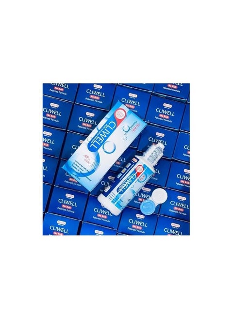 cliwell solution for soft contact gel With lens washer - 120 ml