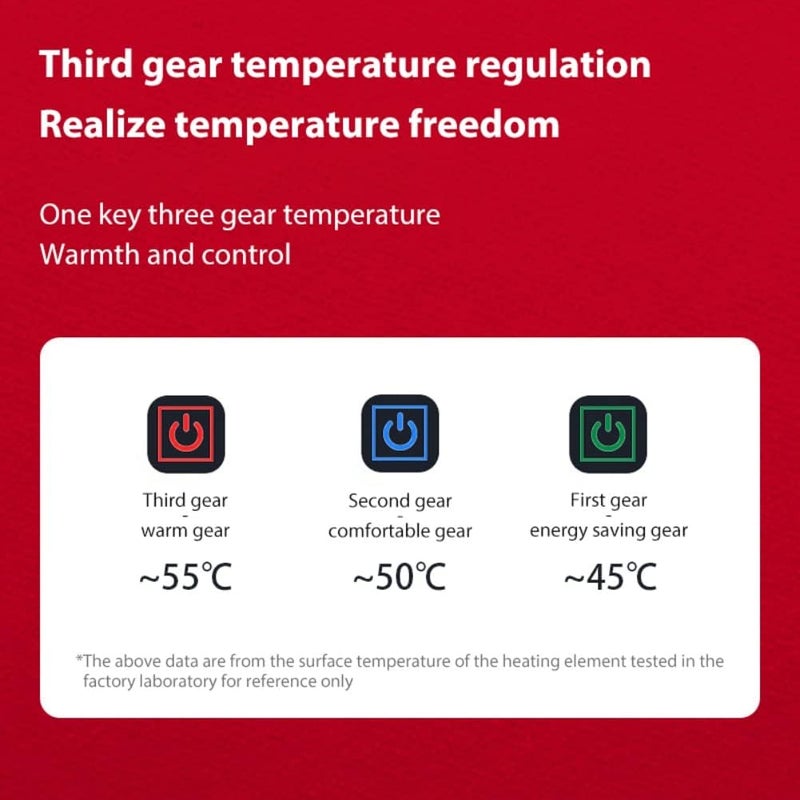 ويوبلز وشاح تدفئة بثلاثة مستويات حرارة، وشاح تدفئة قابل لإعادة الشحن، وبطارية شحن متنقلة، وشاح شتوي دافئ للرجال والنساء، مناسب للتخييم والمشي لمسافات طويلة والتزلج وعيد الميلاد - Image 4