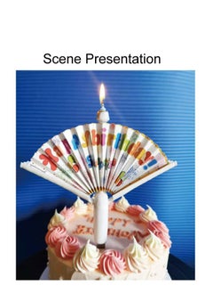 Generic Novelty Fans Birthday Candles, Pop-up Surprise Clown Birthday Candles Fun Cake Decoration Candle Tips Candles Creative Happy Birthday Candles Party Supplies  - Image 2