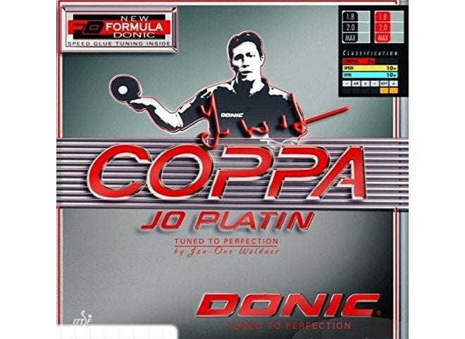 مطاط تنس الطاولة كوبّا جو بلاتين، اللون - أسود