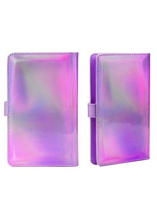 ZIKKON ZIKKON 2x3 inch Mini Photo Album 96 Photo Pocket Storage Album for Fujifilm Instax mini film used in Mini 12119 9099Liplay Evo Mini 3 Photo CardsTickets Business Cardsiridescent purple  - Image 5