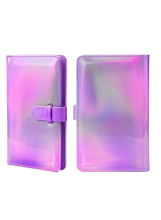 ZIKKON ZIKKON 2x3 inch Mini Photo Album 96 Photo Pocket Storage Album for Fujifilm Instax mini film used in Mini 12119 9099Liplay Evo Mini 3 Photo CardsTickets Business Cardsiridescent purple  - Image 3