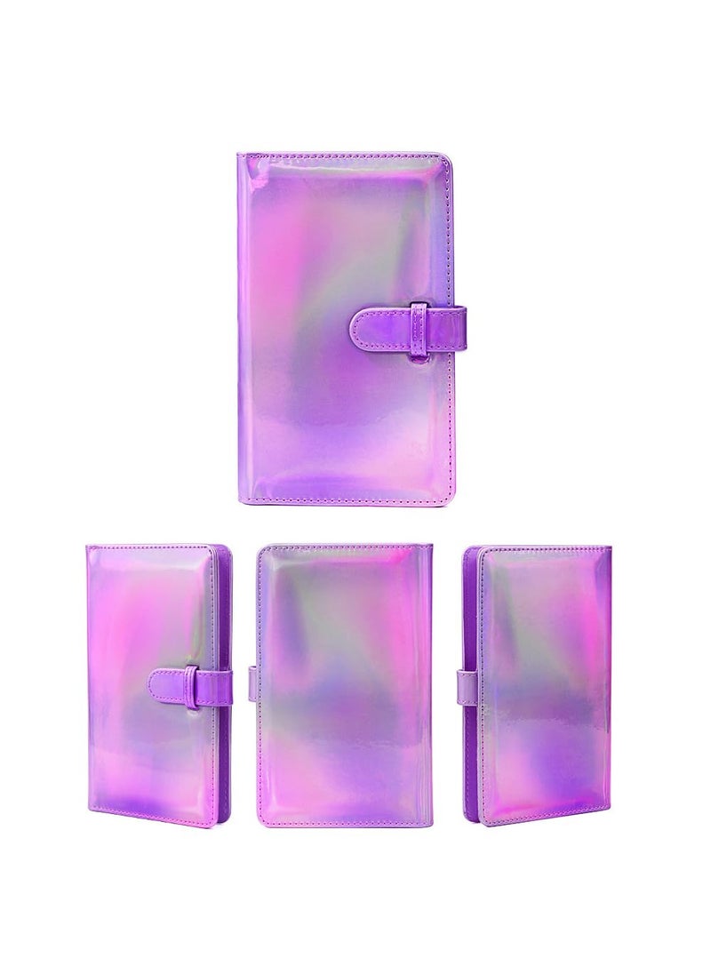 ZIKKON ZIKKON 2x3 inch Mini Photo Album 96 Photo Pocket Storage Album for Fujifilm Instax mini film used in Mini 12119 9099Liplay Evo Mini 3 Photo CardsTickets Business Cardsiridescent purple  - Image 4