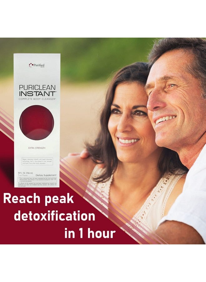 Wellgenix Puriclean Instant Complete Body Cleanser, 32 Fl Oz Fruit Punch, Premium Extra Strength Herbal Cleanse Detox Drink (2 Pack) - Image 5