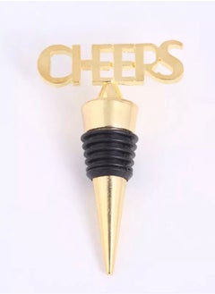 BLUE CORAL Wine Stopper CHEERS Shaped Birthday Party Wedding Anniversary Wine Fresh-keeping Stopper Ideal Gift Bar Accessories Kitchen Tools (CHEERS)  - Image 4