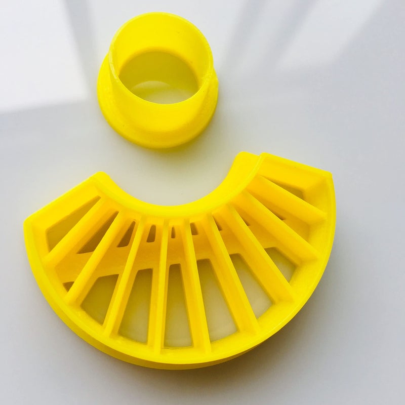 CHENRUI CHENRUI Set of 3 Lotus Shaped Cutters  Polymer Clay Cutters for Jewelry Making  - Image 4