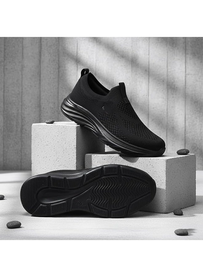 Liberty LEAP7X ULTRASTEPE Walking Shoes for Men – Black Slip-On Sports Sneakers | Lightweight & Stylish Everyday Training & Casual Sneakers for Men - Image 3