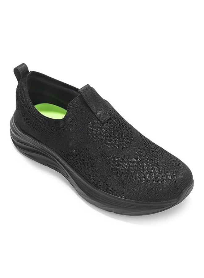 Liberty LEAP7X ULTRASTEPE Walking Shoes for Men – Black Slip-On Sports Sneakers | Lightweight & Stylish Everyday Training & Casual Sneakers for Men - Image 1