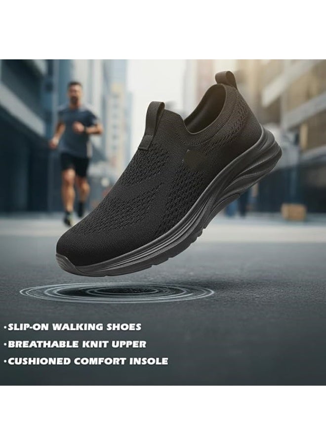 Liberty LEAP7X ULTRASTEPE Walking Shoes for Men – Black Slip-On Sports Sneakers | Lightweight & Stylish Everyday Training & Casual Sneakers for Men - Image 4