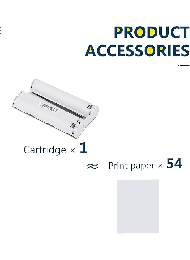 erorex Cp4000L Photo Paper 54 Pieces And 1 Cartridge Suit Photo Printer Accessories Consumables  - Image 4