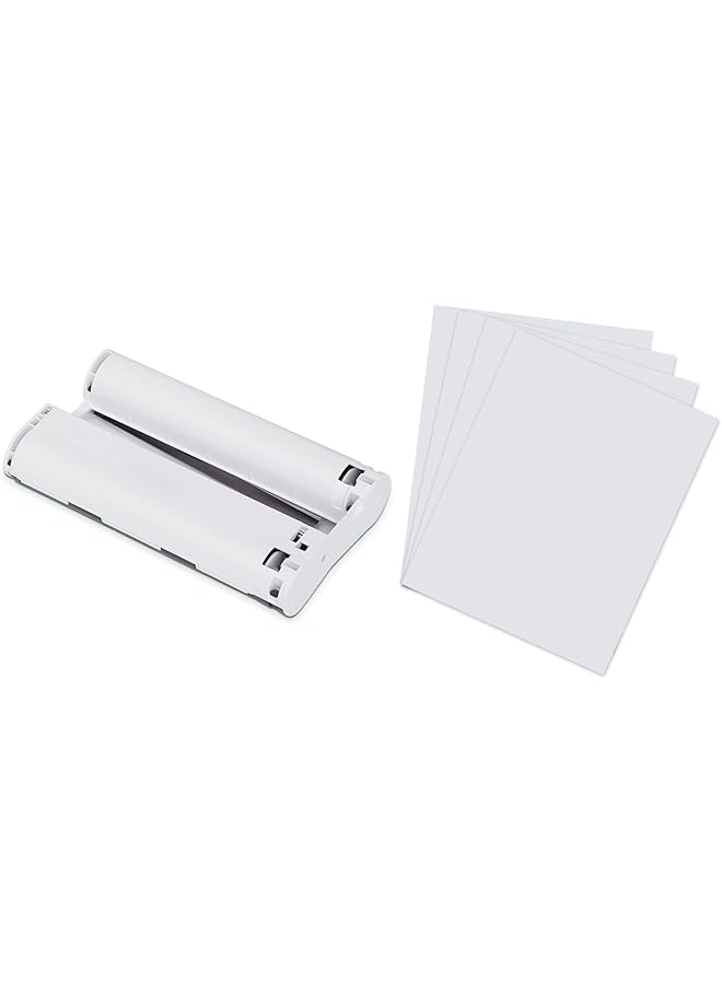 erorex Cp4000L Photo Paper 54 Pieces And 1 Cartridge Suit Photo Printer Accessories Consumables  - Image 1