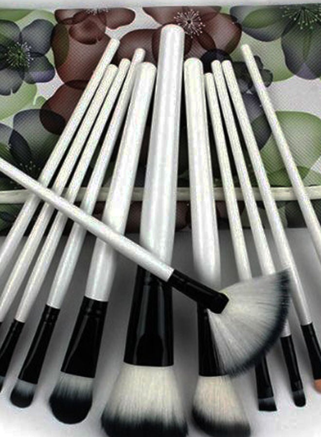 نيبمينينت طقم فراشي مكياج مكون من 12 قطعة مع حقيبة متعدد الألوان - Image 2