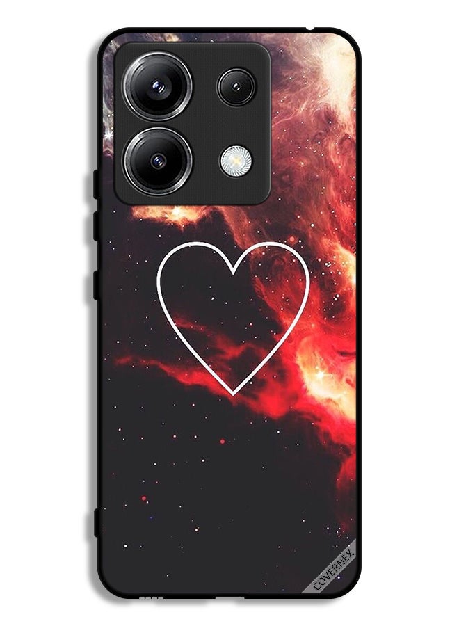 Covernex Xiaomi Poco X6 5G Protective Case Cover Heart In Space - Image 1