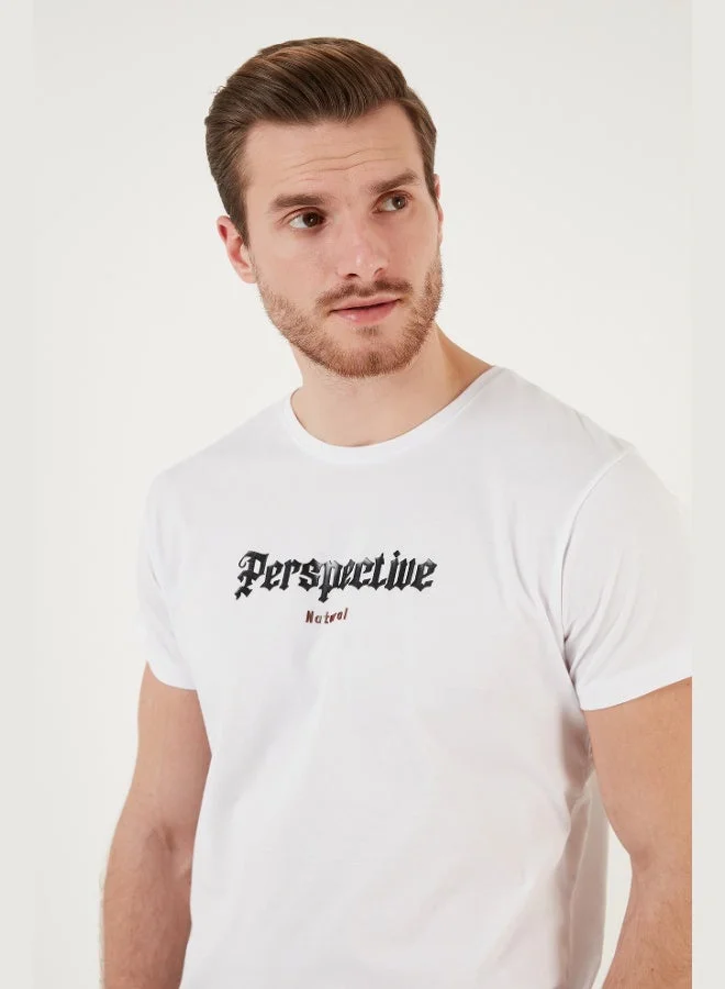 Buratti  Buratti Cotton Slim Fit Crew Neck T Shirt Men's T SHIRT 541PERSPECTIVE for Men | Best Price UAE