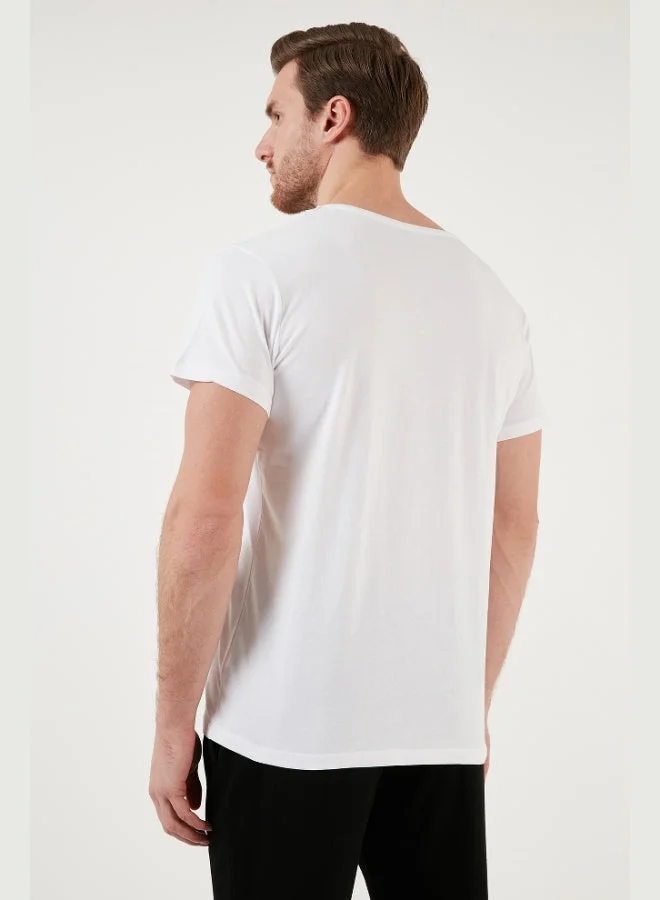 Buratti  Buratti Cotton Slim Fit Crew Neck T Shirt Men's T SHIRT 541PERSPECTIVE for Men | Best Price UAE