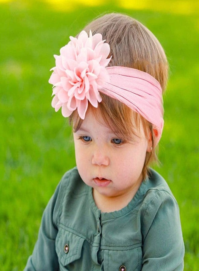 ECLATE ACCESSORIES 12pcs Super Stretchy Soft Knot Headbands with Hair Bows Head Wrap Hair Accessories For Newborn Baby Girls Infant Toddlers Kids - Image 5