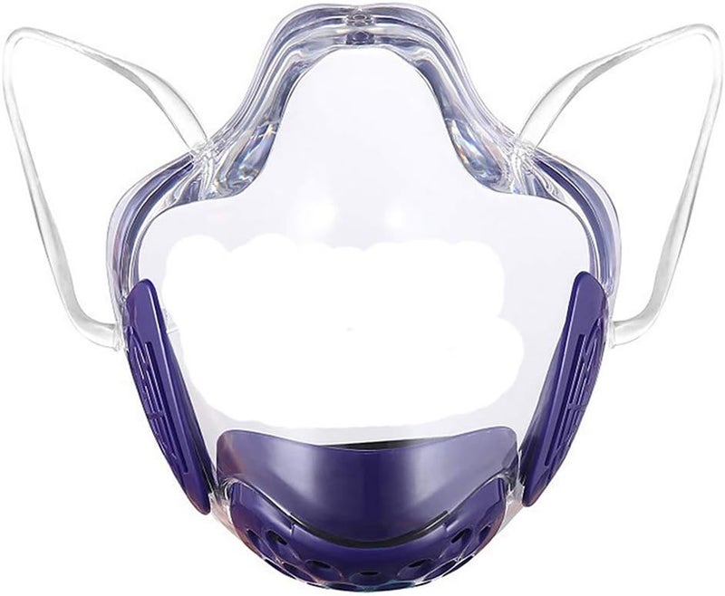 klarako Clear Face_Mask, AnitklarakoFog Face Covering,Antiklarakodust Mouth Guard Reusable Mouth Face Covers Outdoor Facial Protection Visible klarakoPurple - Image 5