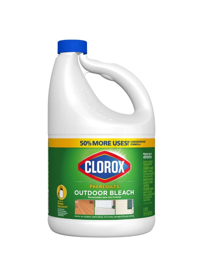 Clorox Pro Results Liquid Concentrated Formula Outdoor Bleach 121 fl oz 32437 - Image 1