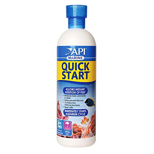 API MARINE QUICK START Saltwater And Reef Aquarium Nitrifying Bacillus 16-Ounce Bottle - Image 1