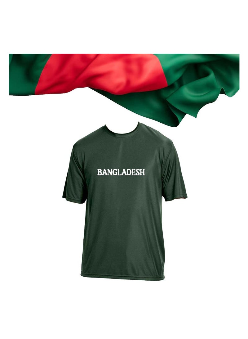 PRINTSHOP4ME Bangladesh Unisex Sports Dry-Fit Jersey - Perfect for Bangladesh Cricket Fans and Cricket Lovers - Comfortable Bangladesh Jersey - Image 2